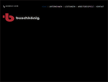 Tablet Screenshot of buschkoenig.de